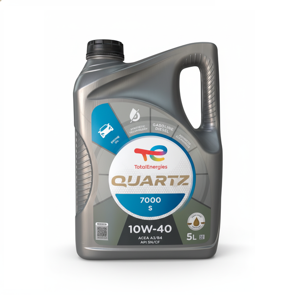 Total Huile Moteur Quartz 7000s 10w40 - 5L