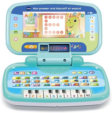 Ordinateur Portable Enfant – 7 Jeux Éducatifs, ABC, 2-5 Ans