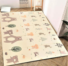 Tapis de jeu pour bébé - 195 x 176 x 1,0 cm - Non toxique - Tapis de sol épais - Tapis en mousse épais - Pliable - Imperméable
