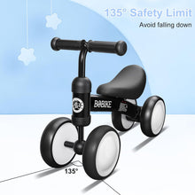 Draisienne Bébé 10-24 Mois – Vélo sans pédales avec roues lumineuses (Noir)