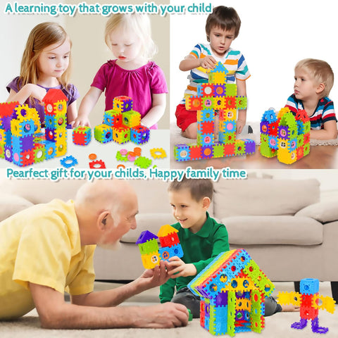 Blocs de Construction Jumbo 160 Pièces – Jeu STEM pour Enfants