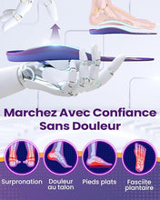 Semelles QBK Comfort – épine calcanéenne, soutien voûte plantaire et douleur talon (Taille L)