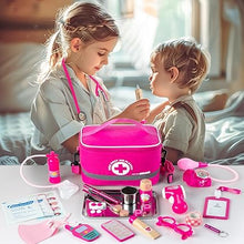 Mallette Docteur Enfant en Bois – Kit Médecin avec accessoires, dès 3 ans