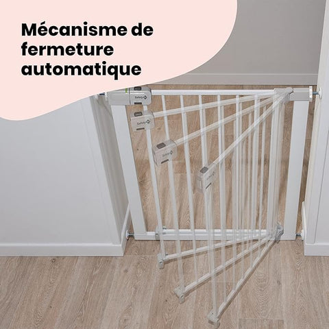 Barrière Sécurité Bébé Extensible – Ouverture 1 Main, Sans Perçage
