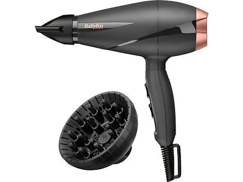 SÈCHE CHEVEUX BABYLISS SMOOTH PRO 6709DE - 2100W - GRIS ET OR